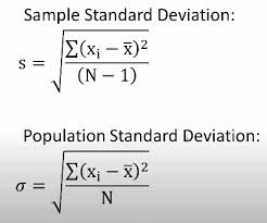 variance vs standard deviation z table