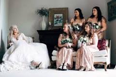 What does the bride do for her bridesmaids?