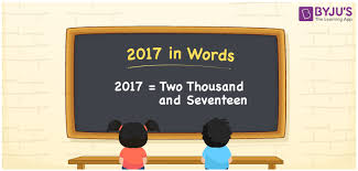 Write 2017 In English Words Spelling