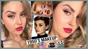 hair 1950s makeup tutorial