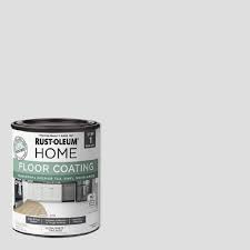 rust oleum home 1 qt pearl gray interior floor base coating
