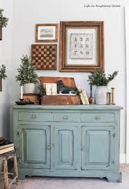 Some benefits when layering chalk paint is very little paint is needed and your brush strokes don't need to be precise. Diy Farmhouse Buffet Makeover With Chalk Paint Life On Kaydeross Creek