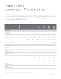 Compensation Plan At A Glance