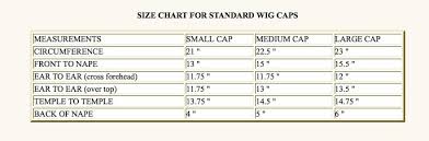 Head Measurement Chart Wig Charts Xantus Lace Wigs