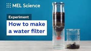 how to make a water filter with sand