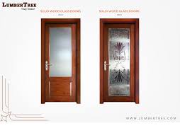 hinged decorative gl door for home