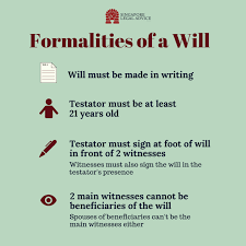 Making a Will in Singapore: What are the Formalities Involved? -  SingaporeLegalAdvice.com