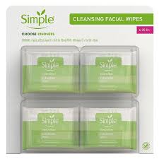 simple cleansing wipes pack 4