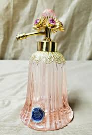 Cut Glass Perfume Bottle Aster Jewelry