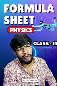 Class 11th Physics Formula Sheet Pdf