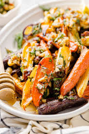 honey roasted carrots with dates and