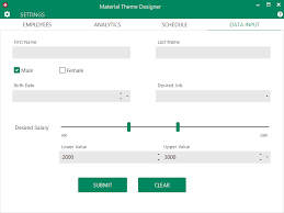 material design in winforms apps