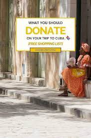 what to donate on your cuba trip free