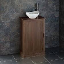 cloakroom vanity cabinet oval sink