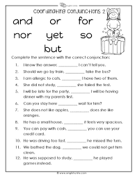 Conjunctions worksheets and online activities. Coordinating Conjunctions Worksheet English Unite Conjunctions Worksheet Coordinating Conjunctions Conjunctions Activities