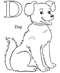 letters objects coloring pages