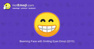 grin emoji meaning with pictures