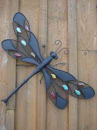 garden decor dragonfly yard art