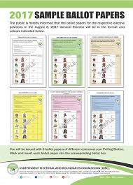 For all elections in which there are contested elections for the offices of mayor, public advocate, borough presidents, comptroller, or city council or ballot proposals or referenda. Uraia Iebc Sample Ballot Paper 2017 Facebook