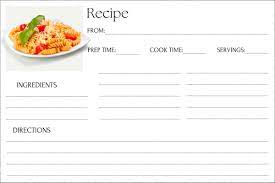 15 printable recipe card templates free