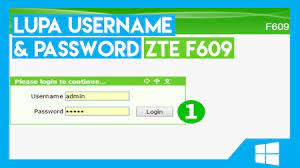 Tutorial ganti password admin indihome zte f609/f660. Mengetahui User Dan Password Zte F609 Youtube