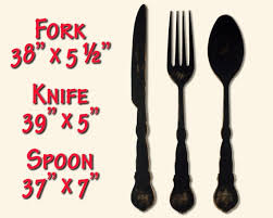 Fork Spoon Knife Rustic Flatware