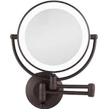 bronze makeup mirrors bathroom