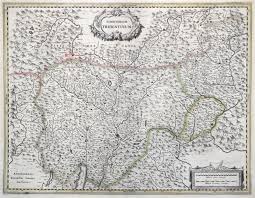 Janssonius Janssonius Kupferstich Landkarte Trient 1640