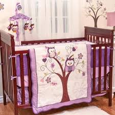 Purple Owl Crib Bedding Hot Off 64