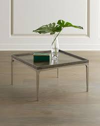 Strata Cerused Charcoal Square Coffee Table
