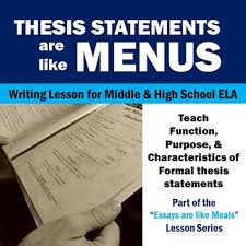 How to Write Papers About Writing a thesis statement middle school Thesis Statement and Introduction  Essay Writing