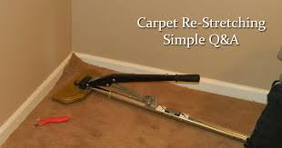 carpet re stretching carter s carpet