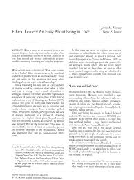 pdf ethical leaders an essay about
