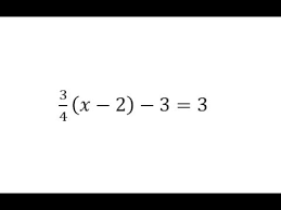 Solve A Linear Equation With Fractions