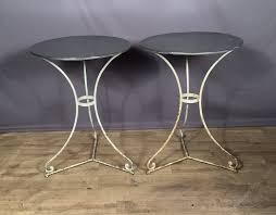 french zinc topped bistro tables