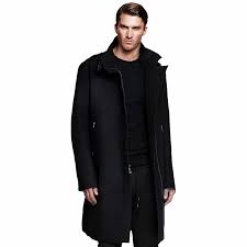 Black Trench Coat For Men