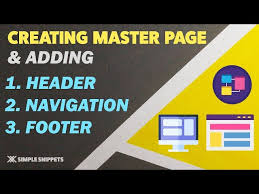 creating master page in asp net