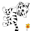 Download and print these cute baby tiger coloring pages for free. 1