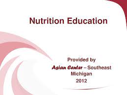 ppt nutrition education powerpoint