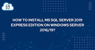 how to install ms sql server 2019