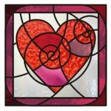 stained glass heart glass heart