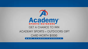 Combine the thoughtfulness of a gift card with the flexibility of money. Academyfeedback Survey Win Academy Sports 1000 Gift Card