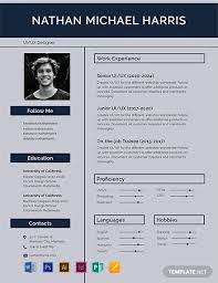 296 Free Resume Templates Word Psd Indesign Apple