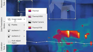 flir camera interface thermal color