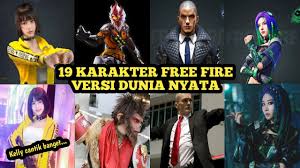 31 karakter ff di dunia nyata | karakter free fire nyata % mirip #karakter#freefire#nyata. 19 Karakter Free Fire Versi Dunia Nyata Terbaru Youtube