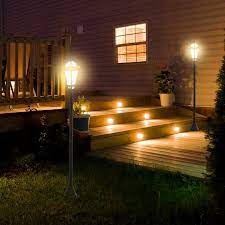 Outsunny 2 Piece Led Garden Lights Lamp