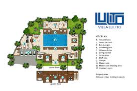 Floorplan Villa Lulito Seminyak 4 Bedroom Private Villa Bali