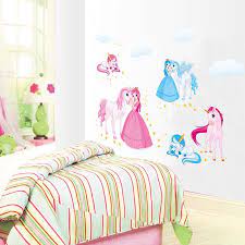 unicorn princess wall stickers for