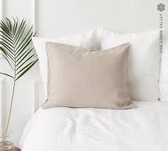 Natural Unbleached Linen Pillow Case