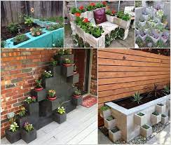 Reuse Cinder Blocks In Your Garden